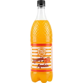 Läsk Spanja Apelsin 1l Mora Bryggeri.