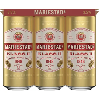 Öl 3,5% 50cl 6-p Mariestads.