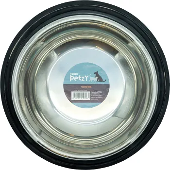 Mat/vattenskål Metall 1pack Happy Petzy.