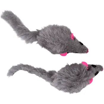 Kattleksak Pälsmöss 2pack Happy Petzy.