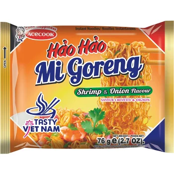 Snabbnudlar Hao Hao Mi Goreng 76g Acecook.