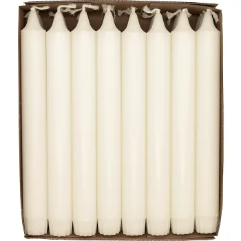 Kronljus 20cm Vit 24st Falk.