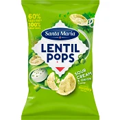 Chips Lentil Pops Sourcream &amp; Onion 100g Santa Maria.