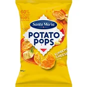 Chips Potato Pops Supreme Cheese 100g Santa Maria.