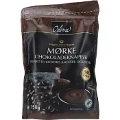 Chokladknapp Mörk 150g Odense.