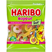 Godispåse Nappar Sura 80g Haribo.