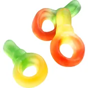 Godis Fruktnappar ca 3,5kg Haribo.