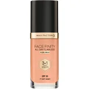Foundation 3 in 1 Face Finity nr 77 Soft honey 30ml Max Factor.
