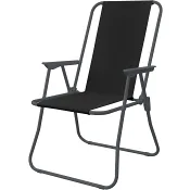 Campingstol Svart.