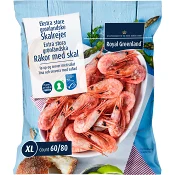 Räkor med skal 60/80 400g Royal Greenland.