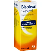 Bisolvon Oral lösning 1,6mg/ml 125ml.