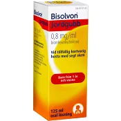 Bisolvon Jordgubb 0,8mg/ml 125ml.