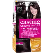 Hårtoning 3102 Cool Dark Brown 1-p Casting Creme Gloss.
