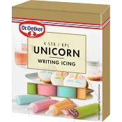 Kristyr Unicorn Writing Icing 76g Dr. Oetker.