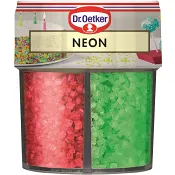 Dekorationsströssel Neon mix 100g Dr.Oetker.