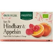 Svart te Hallon &amp; Apelsin Ekologisk 16-p Fredsted.