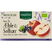Svart te Svarta vinbär &amp; Äpple Ekologisk 16-p Fredsted.