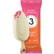 Glasspinne Hallon &amp; Vit Choklad 1-p Tre Vänners Glass.