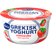 Grekisk Yoghurt Jordgubb 4,8% Laktosfri 150g Valio.