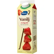 Vaniljyoghurt Jordgubb 2,1% 1000g Valio.