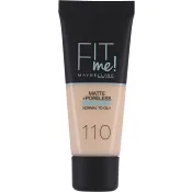 Foundation Fit Me Matte &amp; Poreless Porcelain 110 30ml 1-p Maybelline.