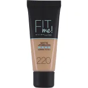 Foundation Fit Me Matte &amp; Poreless Natural Beige 220 30ml Maybelline.