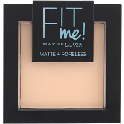 Puder Fit Me Matte &amp; Poreless Soft Ivory 104 1-p Maybelline.