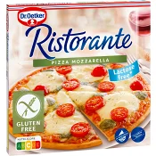 Pizza Ristorante mozzarella Fryst Glutenfri Laktosfri 370g Dr. Oetker.