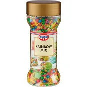 Dekorationsströssel Rainbow mix 50g Dr. Oetker.