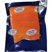Kallrökt lax i bit ca 400g Blomlöfs Rökeri.
