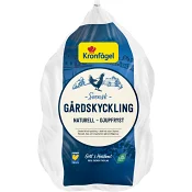 Gårdskyckling Fryst ca 1375g Kronfågel.
