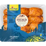 Kycklinglår BBQ kryddmarinerade ca 1,8kg Kronfågel.