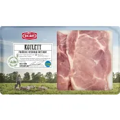 Kotlett från frigående gris 300g Scan.