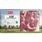 Karré från frigående gris 300g Scan.