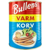 Varmkorv ca 3,8kg Bullens.