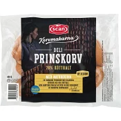 Prinskorv Deli 76% kötthalt 450g Scan.