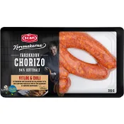 Färskkorv Chorizo 94% Kötthalt 300g Scan.