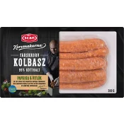 Färskkorv Kolbasz Paprika Vitlök 95% kötthalt 300g Scan.