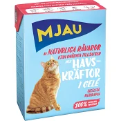 Kattmat Havskräftor i gelé 380g Mjau.