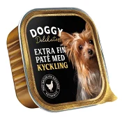 Hundmat Delikatesspaté Kyckling 150g Doggy Delikatess.