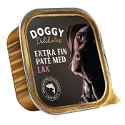 Hundmat Delikatesspaté med Lax 150g Doggy Delikatess.