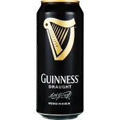 Öl 3,5% 44cl Guinness.