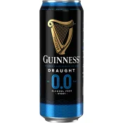 Öl Alkoholfri stout 44cl Guinness.