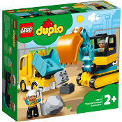 LEGO Duplo Lastbil och Grävmaskin 10931.