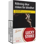 Red 20-p Lucky Strike.