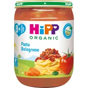 Pasta bolognese Från 8m Eko 190g Hipp.