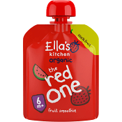 The red one Smoothie av blandade frukter Från 6m Ekologisk 90g Ellas Kitchen.