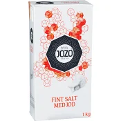 Fint salt med jod 1kg Jozo Salt.