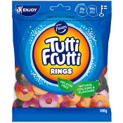 Tutti frutti Rings 180g Fazer.