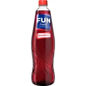 Lightdryck Strawberry Sockerfri 1l Fun Light.